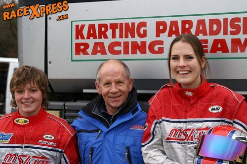 Priscilla Speelman, teambaas Jan Cramer en Judith van der Linde